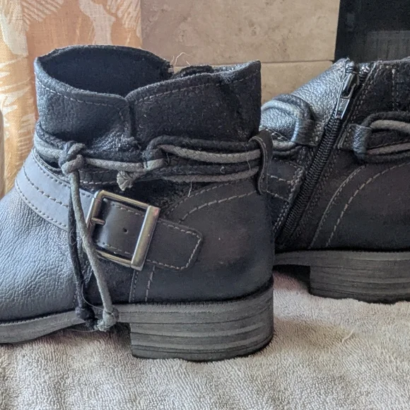 Black Ankle Boots - Picture 2 of 4